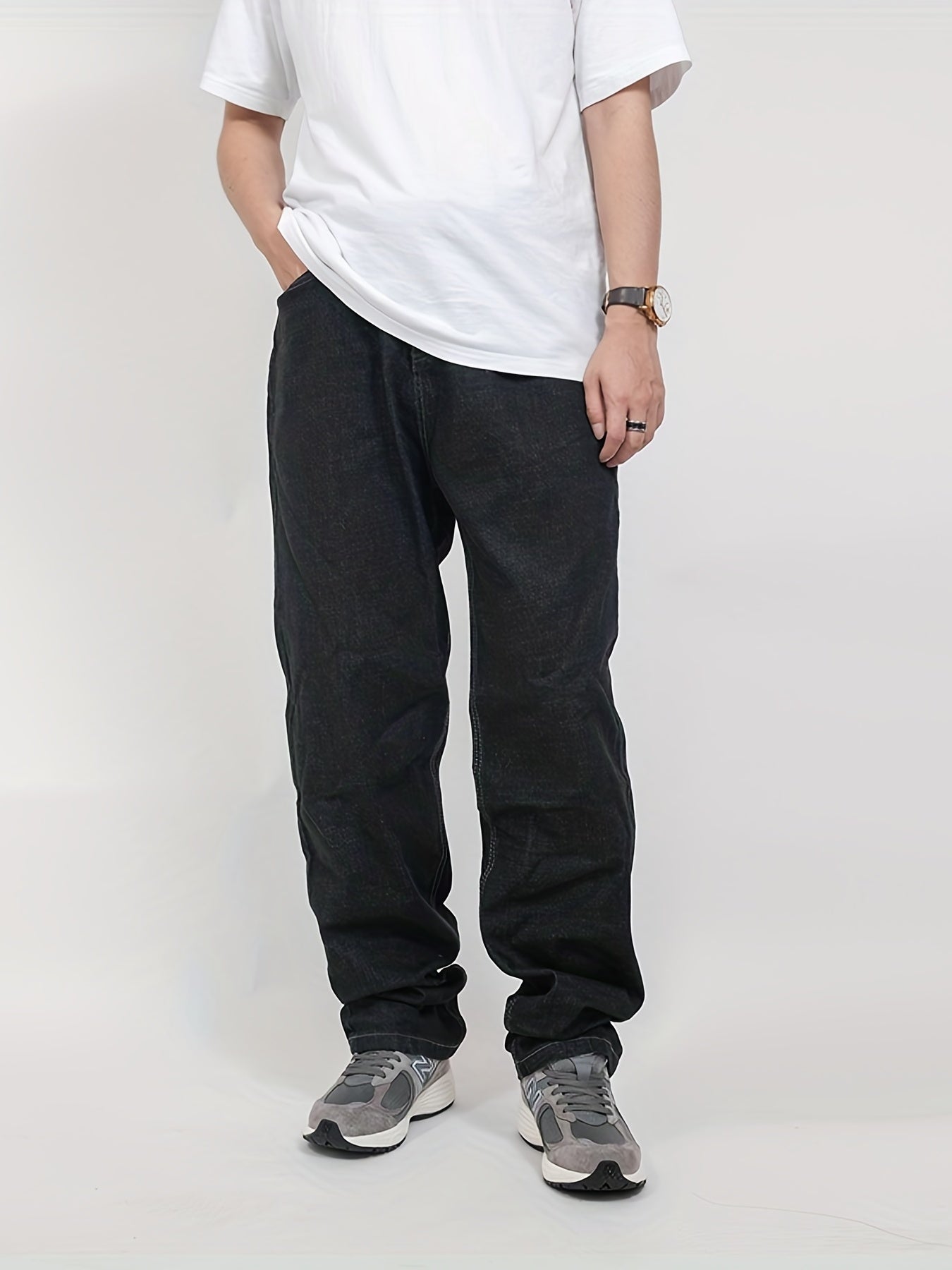 Men's Stretch Denim Pants Casual Street Style Jeans