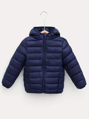 Boys Winter Hooded Coat Down Light Warm Jacket