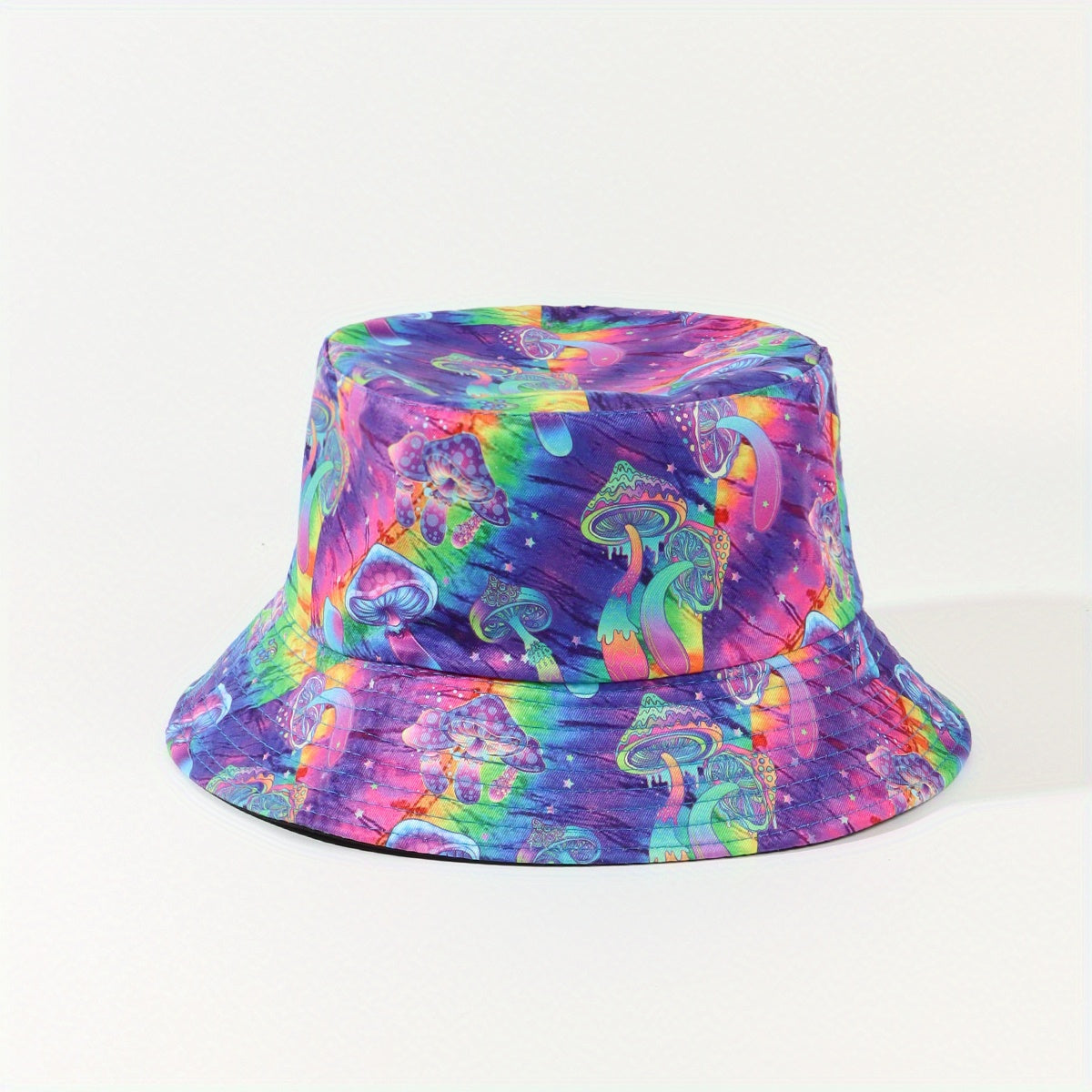 Hip Hop Cartoon Print Bucket Hat Casual Sun Hat Unisex Basin Hat