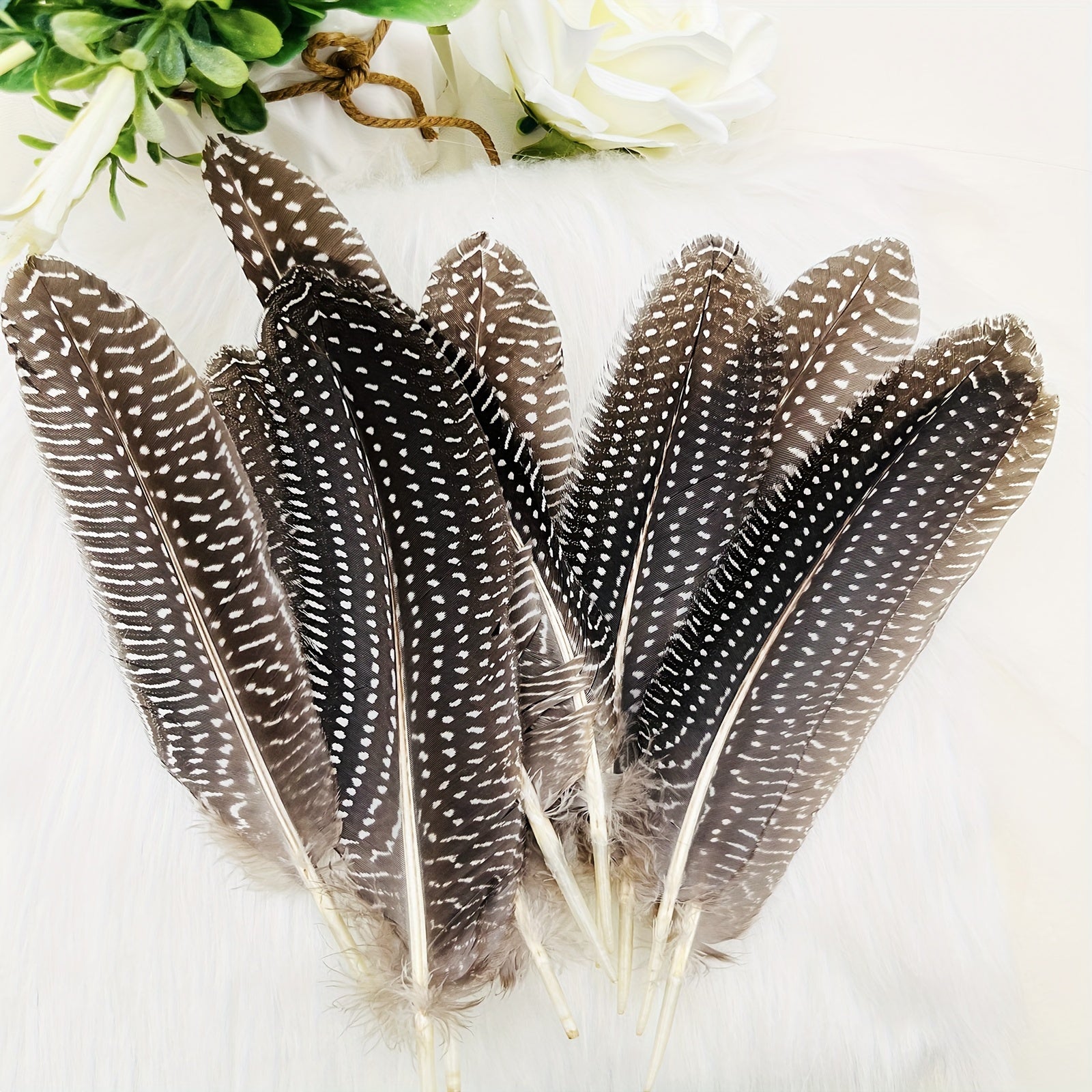 20pcs Natural Turkey Feather Craft Decoration Clothing Hats Home Party