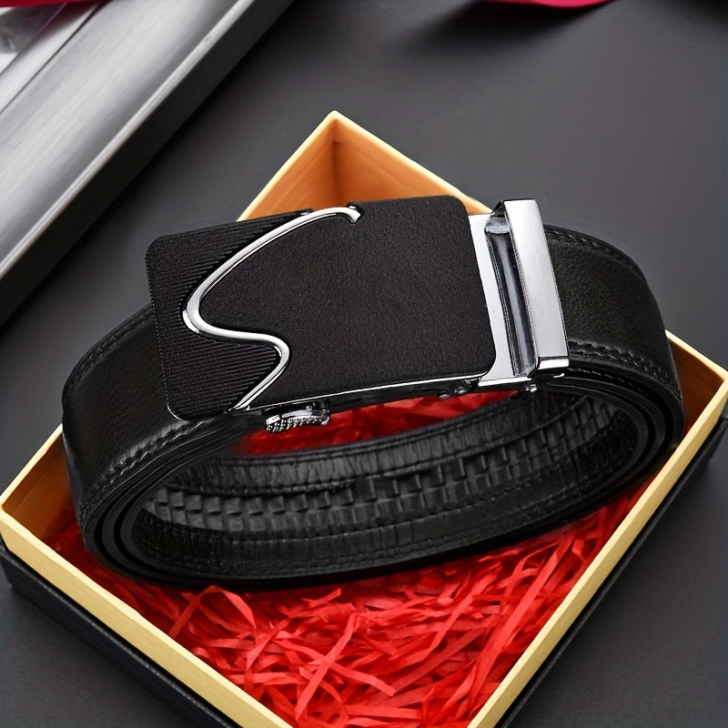 Men's Automatic Buckle Belt for Business