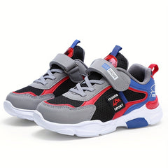 Boy's Chunky Colour Block Shoes Non Slip Soft Sole Sneakers