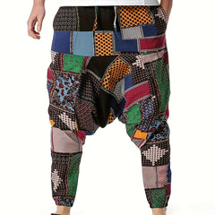 Men's Bohemian Harem Pants Beach Yoga Trousers