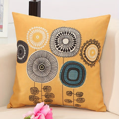 Bohemian Sofa Bed Pillowcase Nordic Style Texture Retro Art Pillowcase Cover