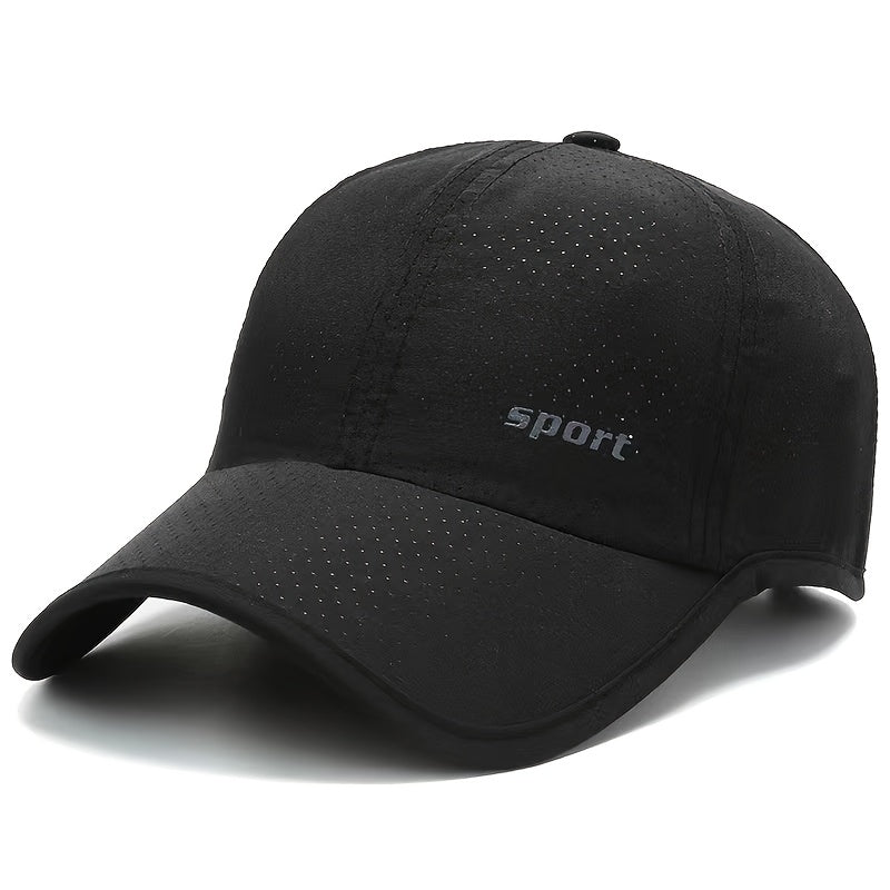 Men's Summer Thin Quick-drying Peaked Cap Outdoor Sunscreen Travel Sun Hat