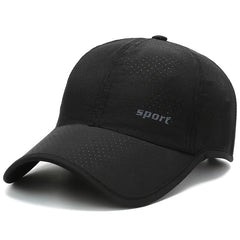 Men's Summer Thin Quick-drying Peaked Cap Outdoor Sunscreen Travel Sun Hat