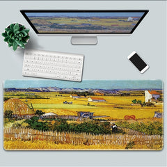 Artistic Painting Keyboard and Mouse Pad Set