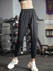 Letter Graphic Yoga Sports Sweatpants Women Casual Running Joggers