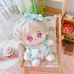 7-inch Cotton Flower Doll with Small Bodysuit and Accessories