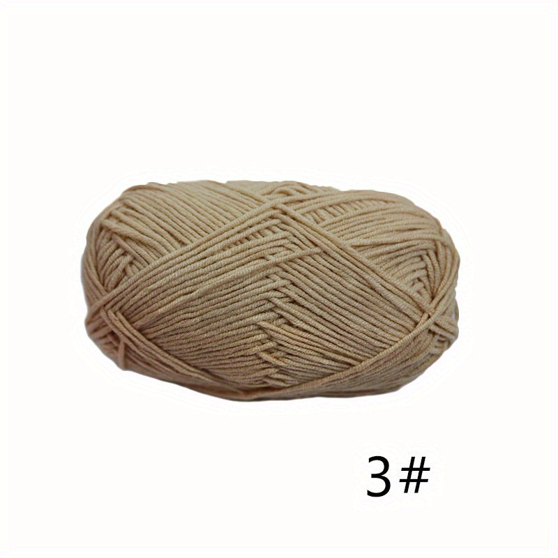 4pcs 60C/40A 4 Strands Yarn for Crochet & Knitting 40g