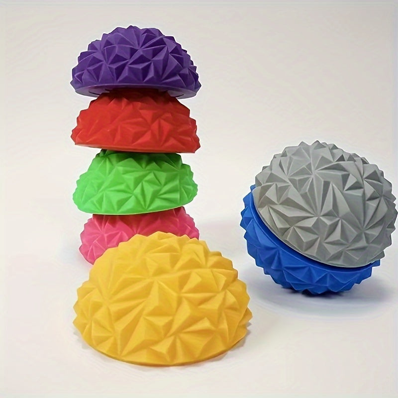 Yoga Exercise Massage Ball Half Fitness Ball With Inflator