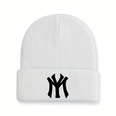 3D Embroidery Cold Hat Hip Hop Warm Knitted Hat for Men