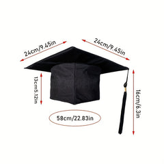 Adult High School Graduation Cap w/ Different Tassels