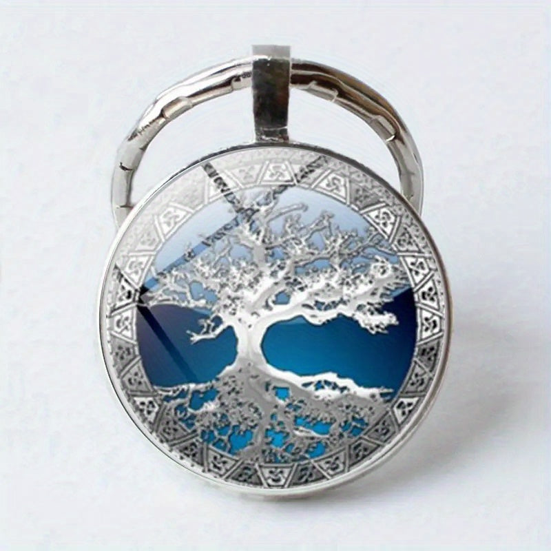 Vintage Life Tree Keychain For Boys Bag Accessories