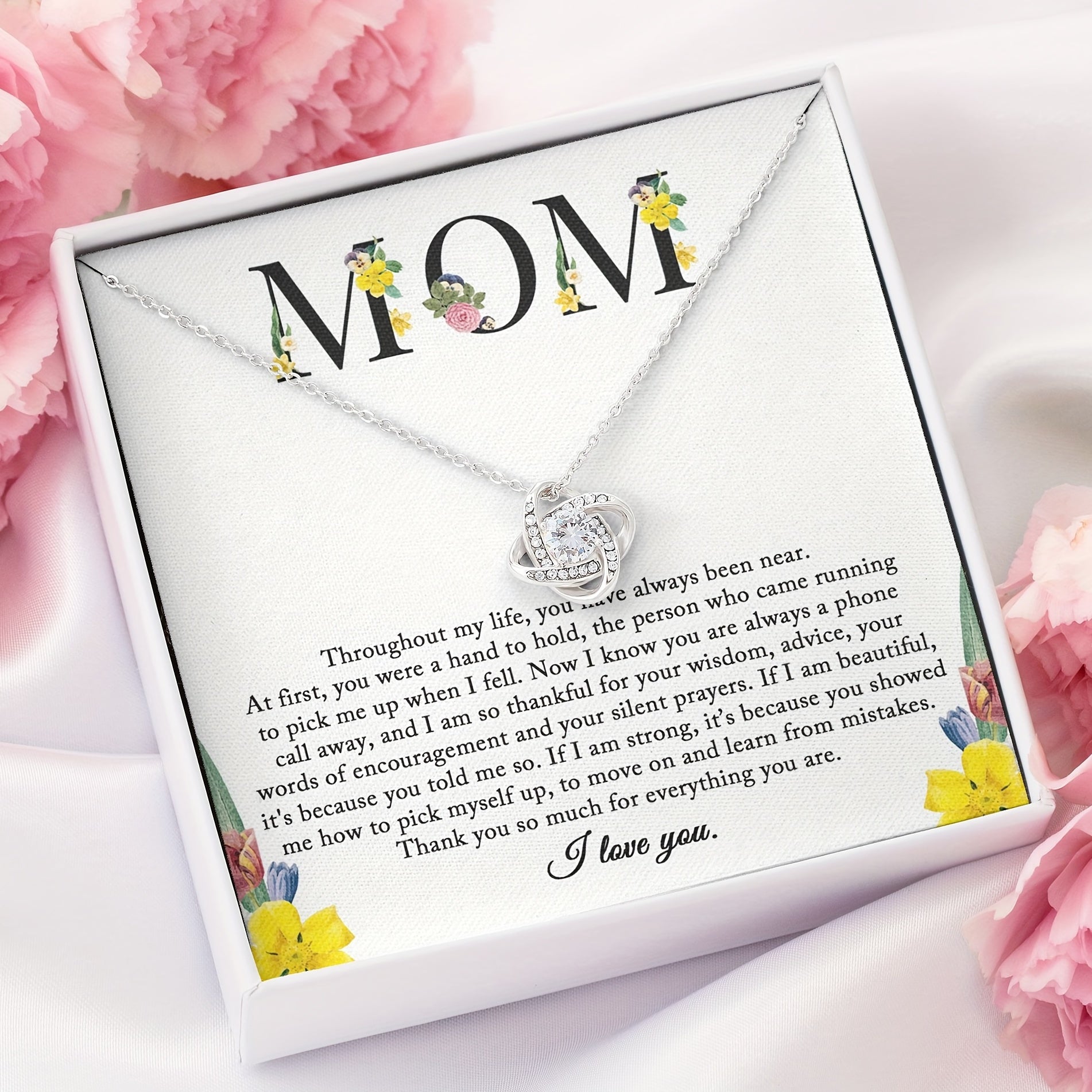 To My Mom Necklace Sentimental Mom Gift From Daughter Mom Necklace