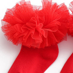 Toddler Girls Lace Ruffle Fluffy Socks - Cute and Soft