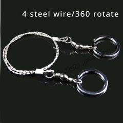 Portable Steel Wire Saw for Outdoor Camping Emergency Survival