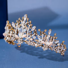 Girl's Princess Rhinestone Crown Tiara Fairy Birthday Hair Accessory