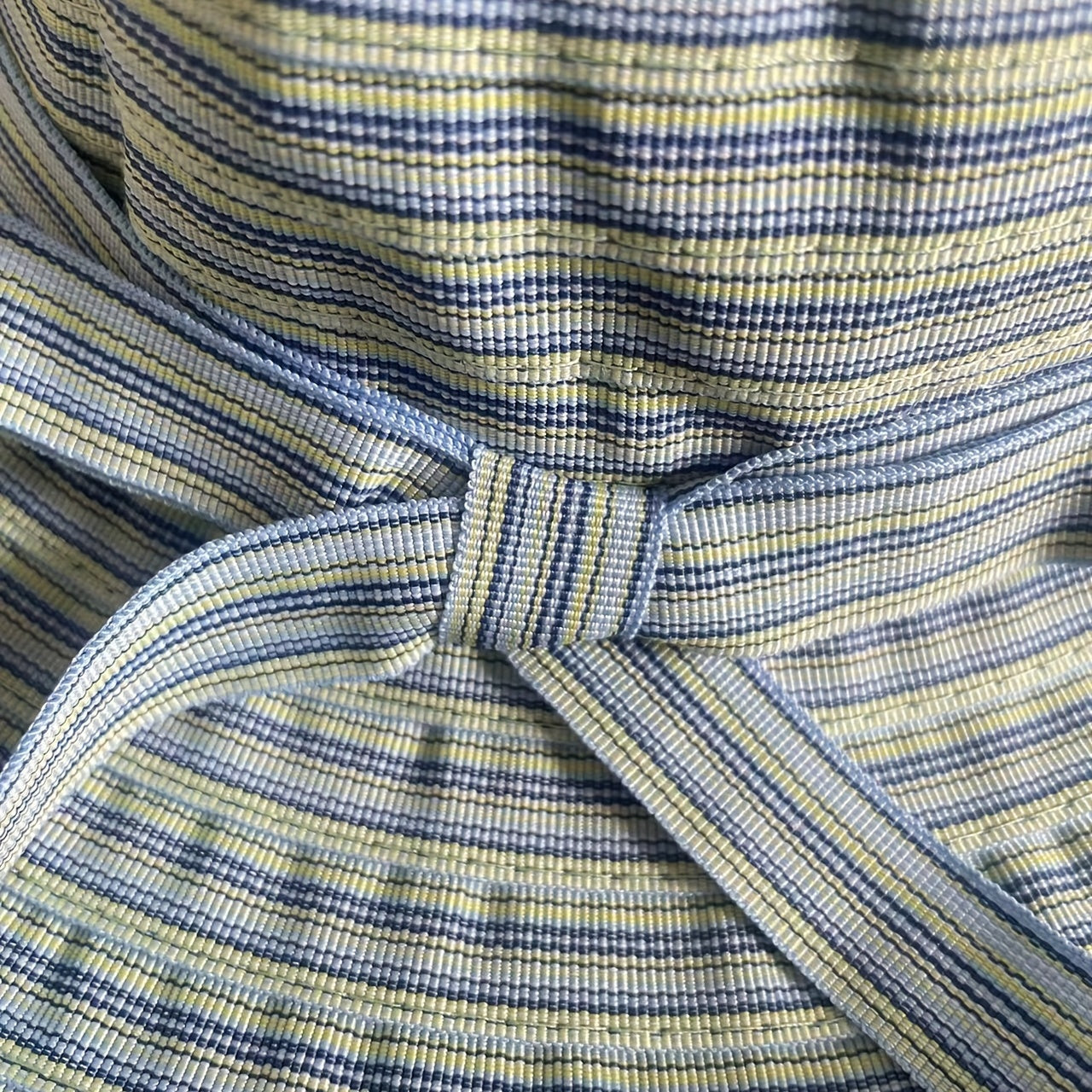 Striped Sun Hat Ribbon Bowknot Bucket Hat
