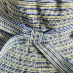 Striped Sun Hat Ribbon Bowknot Bucket Hat