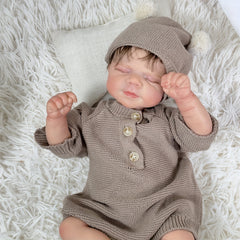 Adorable 19" Reborn Doll with Realistic Hair & Hand Painted Details