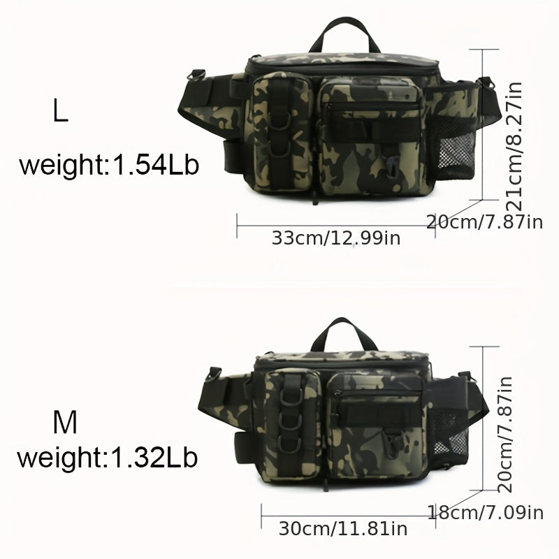 Waterproof Fishing Sling Pack with Pliers Storage