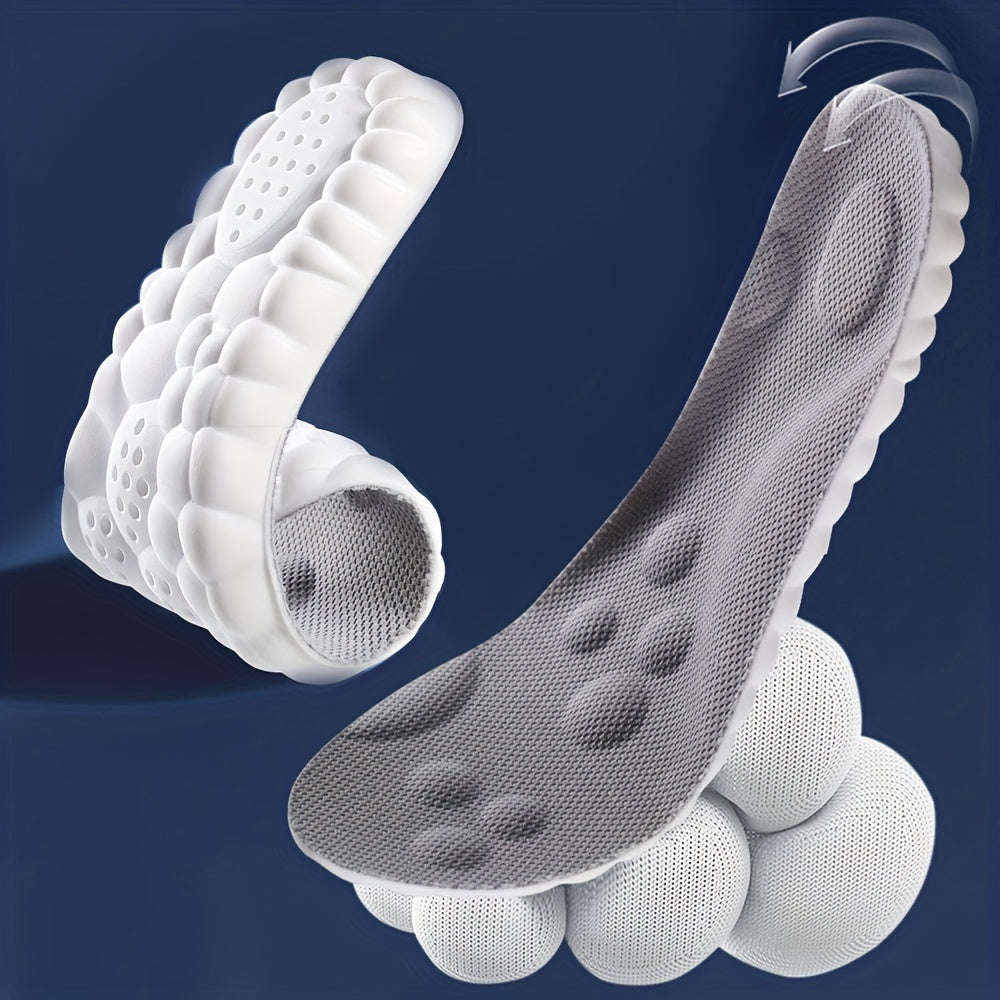 4D Latex Sports Insole Pain Relief Arch Support Running Insole