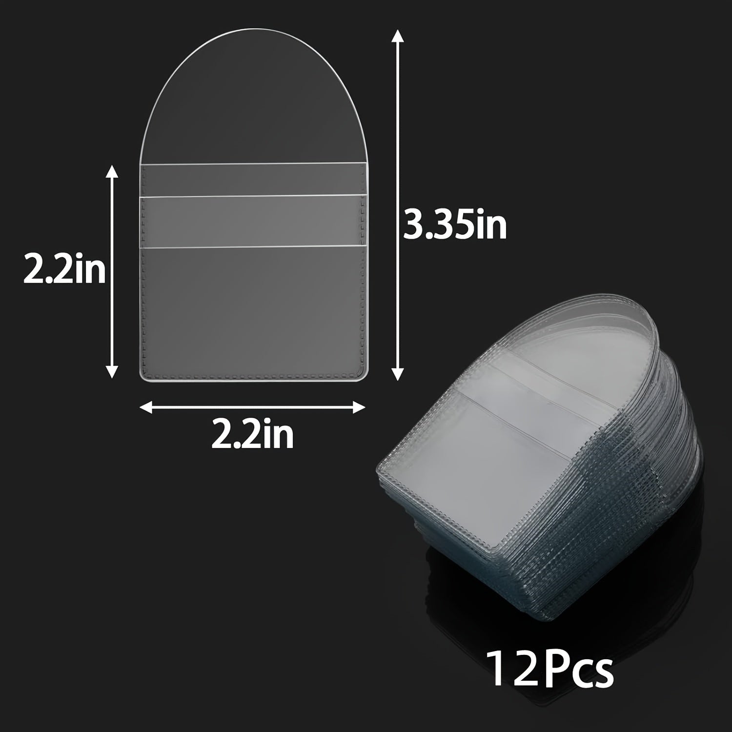 PVC Coin Bag Set Coin Protection Sleeve Plastic Coin Sleeve
