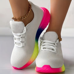 Women's Colorful Running Shoes Lightweight Breathable Outdoor Sneakers