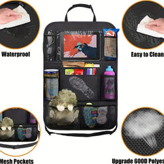 Kick-proof Car Storage Bag Oxford Cloth Seat Back Organizer