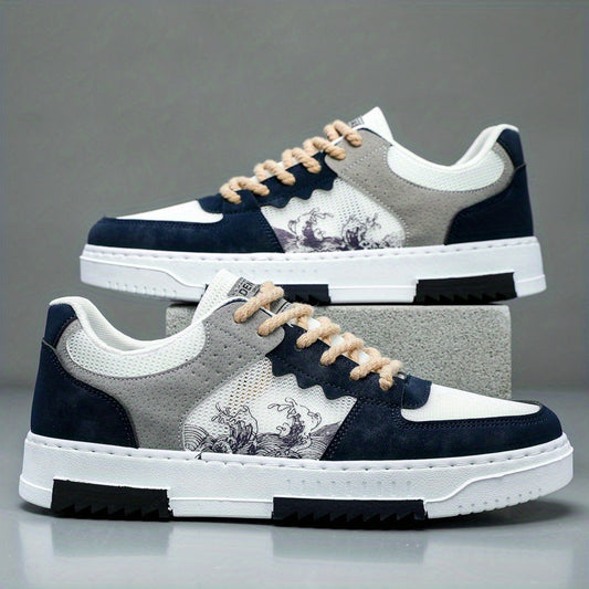 Men's Casual Lace Up Sneakers for Daily Wear