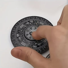 Large Diameter Decompression Compass Toy for Adults, Rotates for Over 3 Minutes