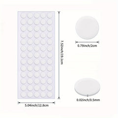 100pcs Double Sided Sticky Stickers Dots Clear Sticky Tack