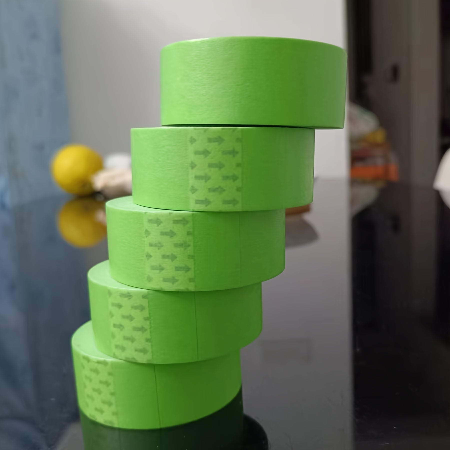 5pcs Low Adhesive Painter Tape for Painting Paper Glass Wood