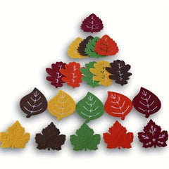20pcs Removable Autumn Leaves Decoration Thank You Tree Craft