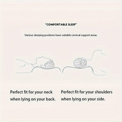 Ergonomic Neck Shoulder Pillow Knitted Breathable Adjustable Cover