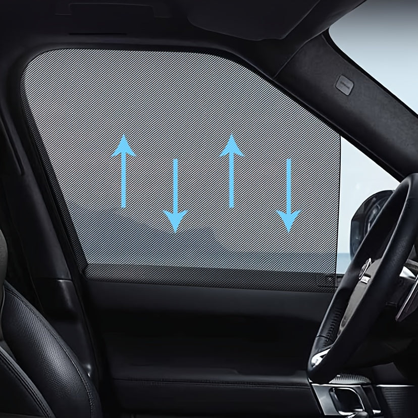 Car Window Sunshade Heat Insulation Solar Sunshade Mesh Screen Car Accessories