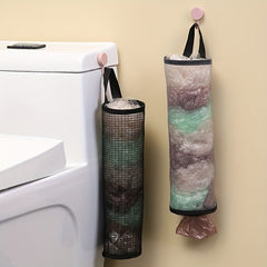 Wall Mounted Garbage Bag Storage Mesh Bag
