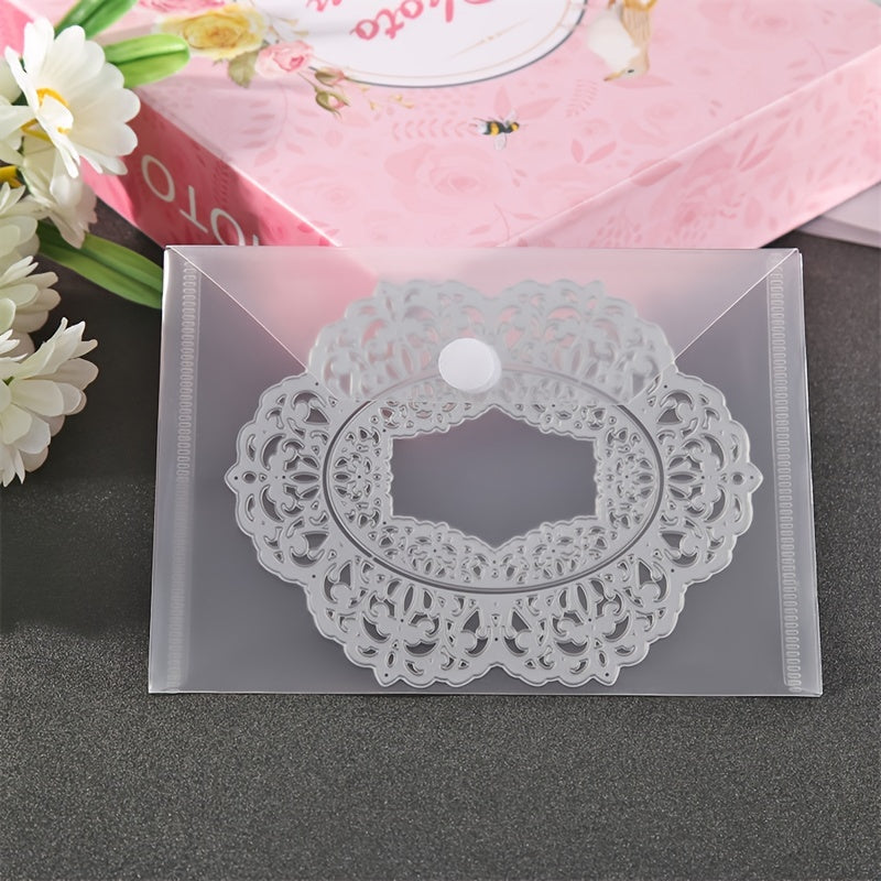 10pcs Magnetic Sheets/Plastic Bags for Scrapbooking Stamp Die Storage