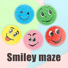 Steel Ball Smile Face Maze Educational Toy Christmas Gift