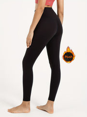 Plush Lined Yoga Pants High Elastic Workout Leggings