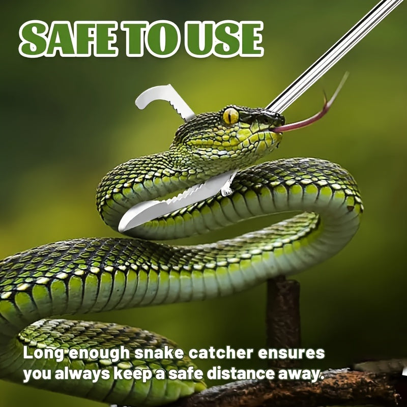 Stainless Steel Snake Catching Clip Eel Clip Folding Lobster Claw Clamp