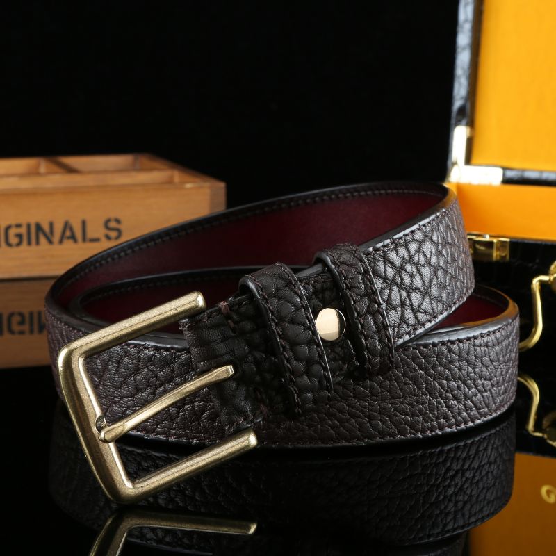 Men's Wild Style Pure Copper Buckle Belt - 1 5in