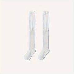 Women's Solid Thigh High Socks Over The Knee Stockings