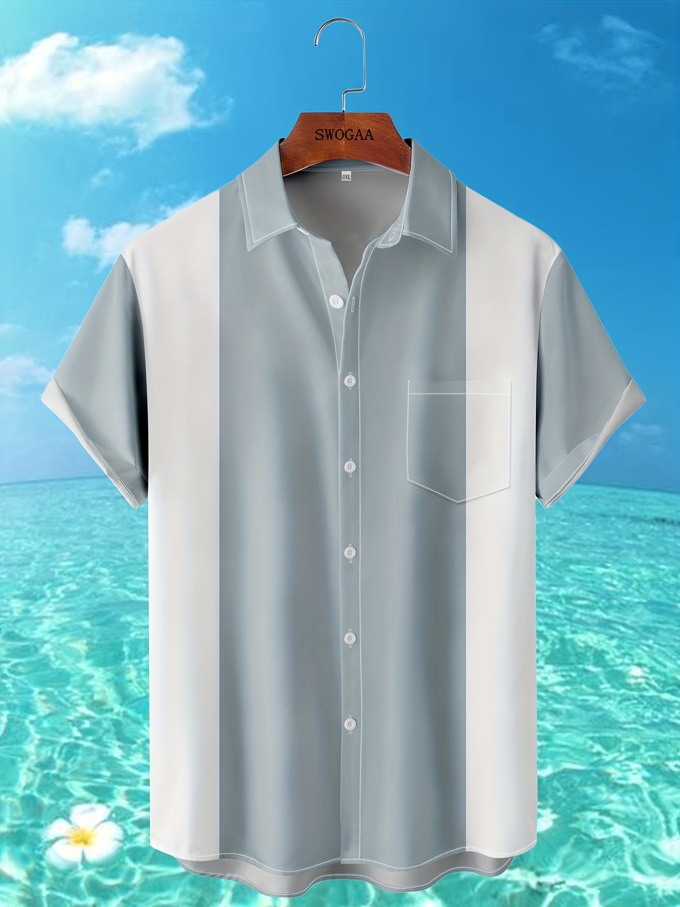 Men s Classic Hawaiian Shirt Short Sleeve