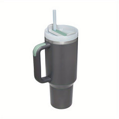 40oz Insulated Tumbler Straw Vacuum Sealed Cold Hot Iced Drinks