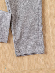 2pcs Girls Soft Stretch Long Pants for Spring and Autumn