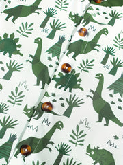 Boys Dino Outfit Short Sleeve Shirt & Shorts Set