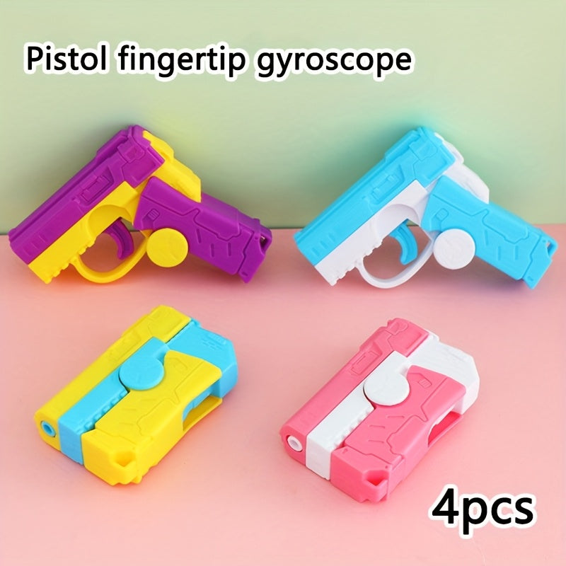 Mini Spinning Gyroscope Toy Gun Decompression Toy