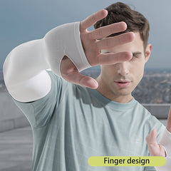 Men's Breathable Ice Silk Arm Sleeves Sun Protection Outdoor Sports